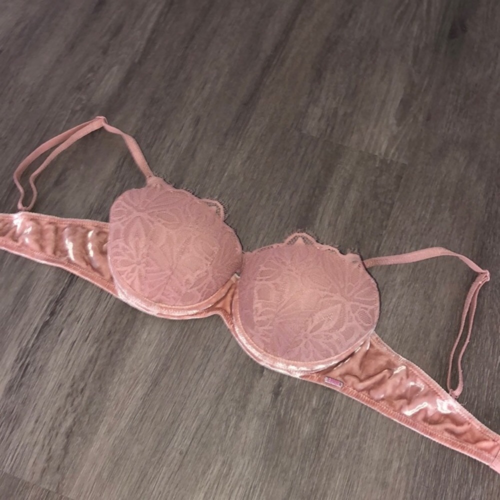 Pink bra